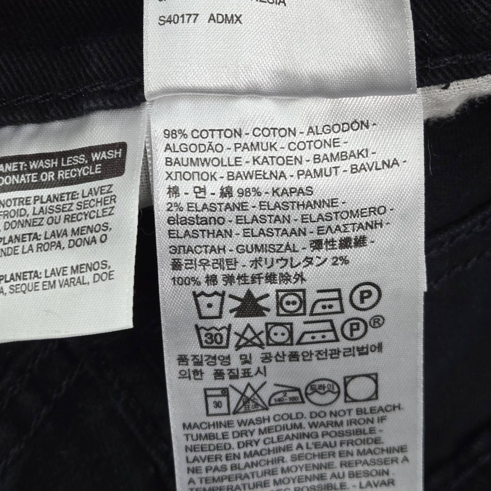 Levi's 541 Men Jeans 36X32‎ Black Denim Athletic Fit 30" Inseam - Picture 4 of 12